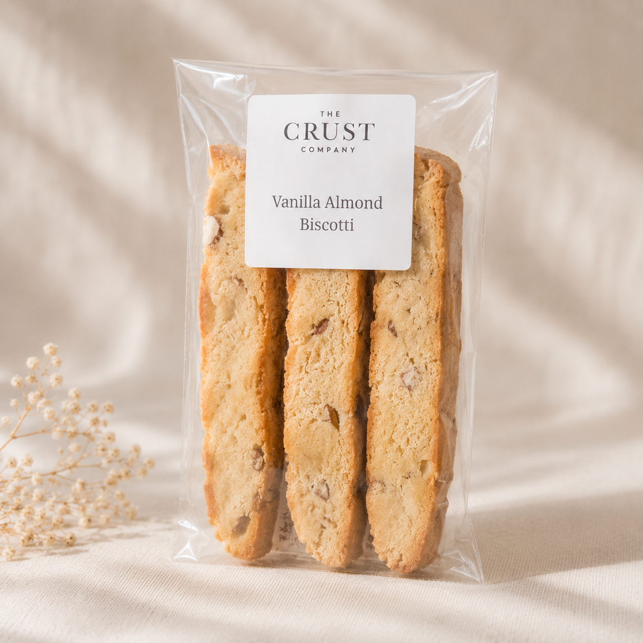 Sourdough Vanilla Almond Biscotti