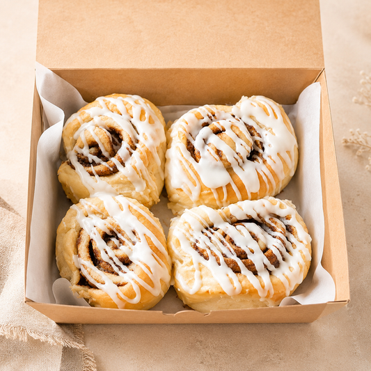 Soft Vanilla Sourdough Cinnamon Rolls