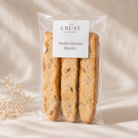 Sourdough Vanilla Almond Biscotti